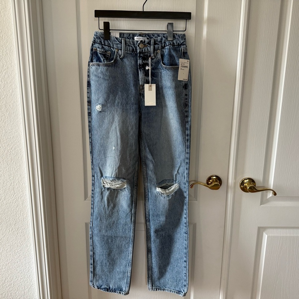 Good American Light Blue Denim Jeans
